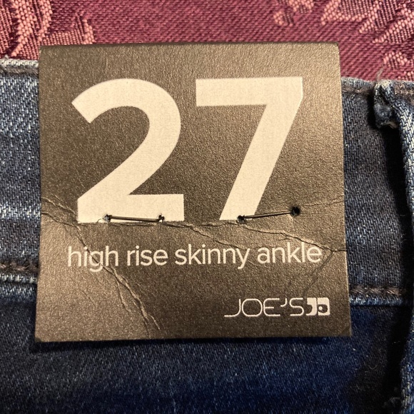 Joe's Jeans Veles High Rise Ankle Skinny Jean 27 x28 NWT - Picture 13 of 13
